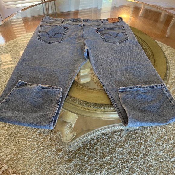 Levi’s 550 Denim Jeans Relaxed Fit Levis Light Blue Wash Size 46 x 30 - Picture 3 of 9